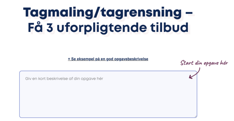 Pris på tagrens og tagmaling